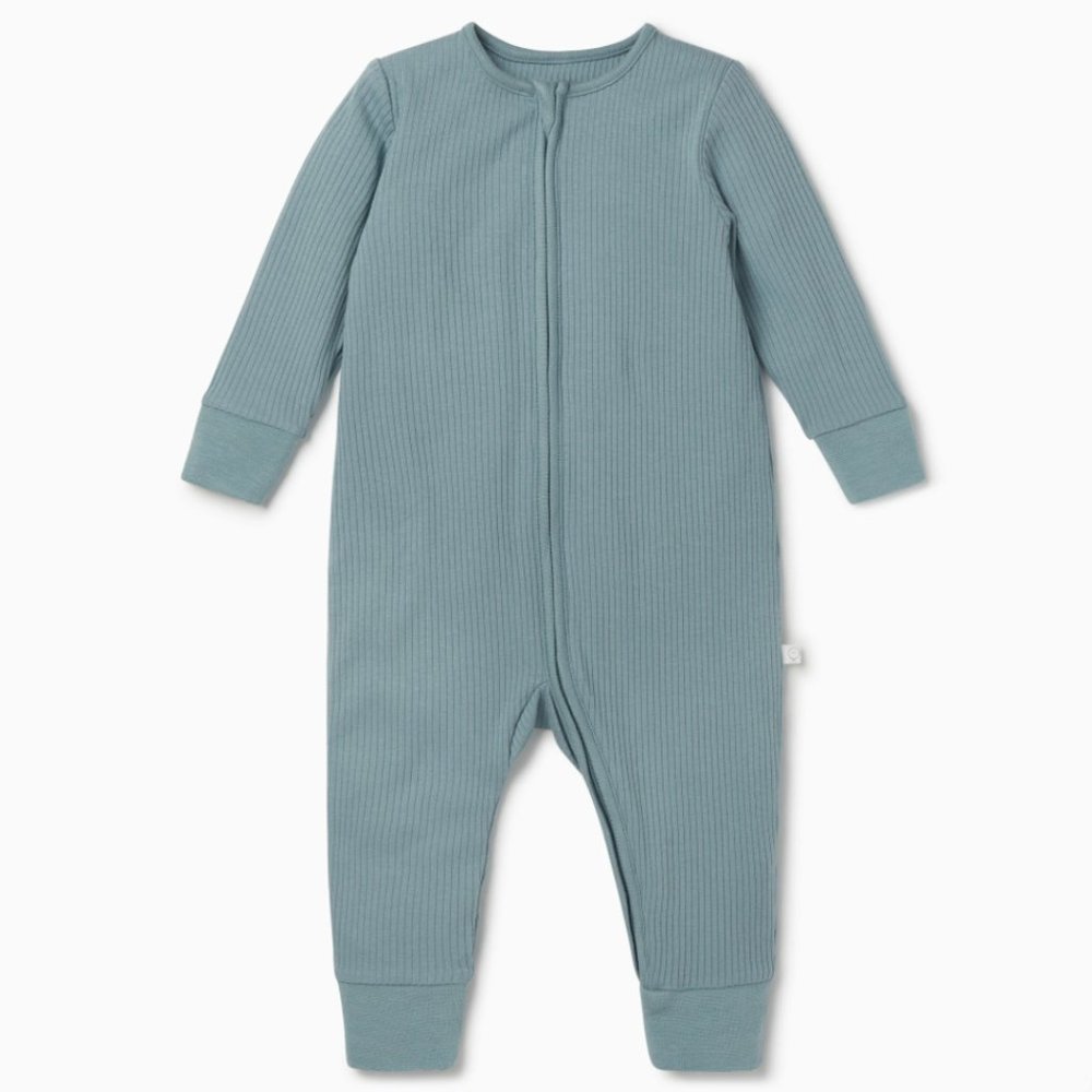NWT Mori Ribbed Zip-Up Sleeper 3-6M